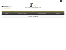 Tablet Screenshot of hotelamdom.at